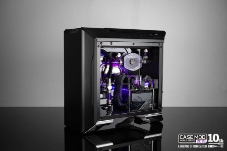 酷冷至尊SL600Mi机箱紫色水冷MOD装机方案