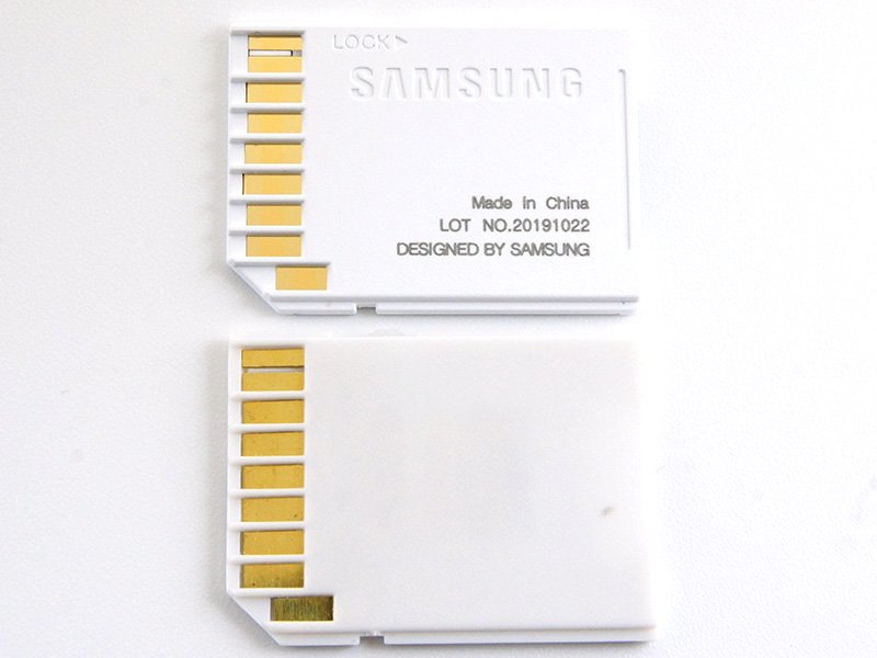 【真假辨别】标记为256GB的只有32GB乌龟速度为10MB/s SAMSUNG EVO Plus SD卡图片