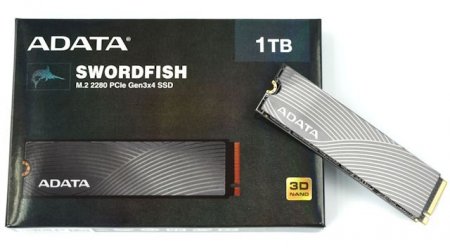 进入入门级用户市场ADATA SWORDFISH NVMe Gen3 M2 SSD