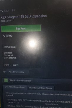 1TB售价21999美元Xbox Series X专用扩展SSD泄漏