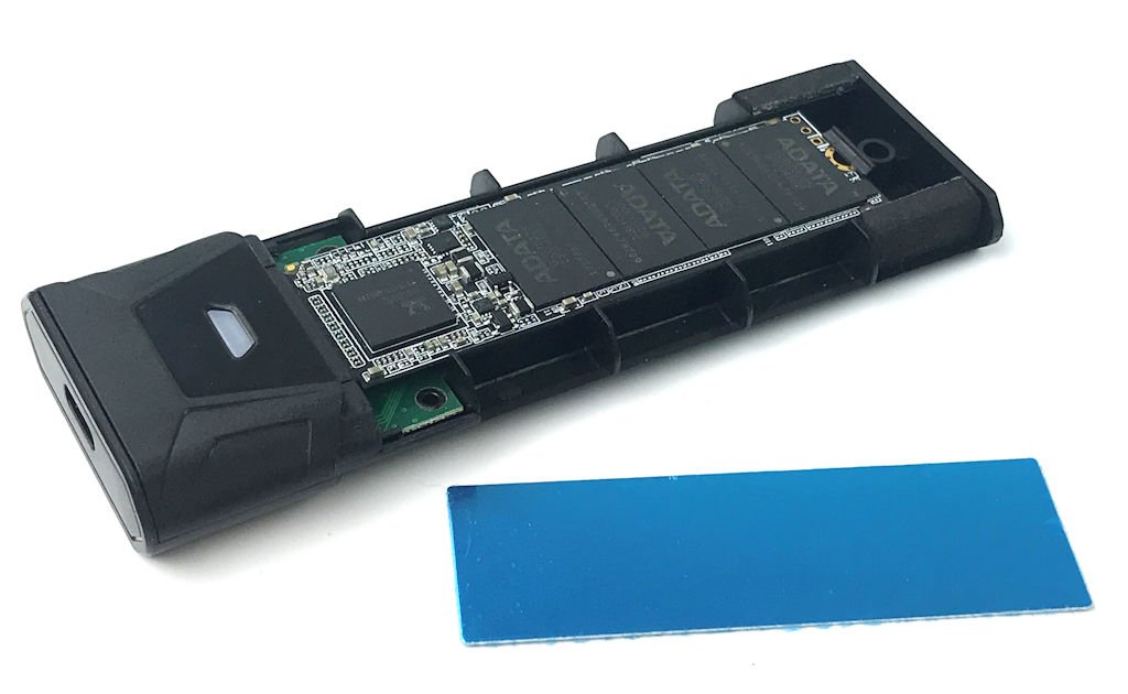 10Gbps速度铝制散热UNITEK SolidForce S1204B外置SSD盒图片