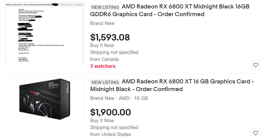 AMD官方推出限量版Radeon Rx 6800 XT午夜黑版图片