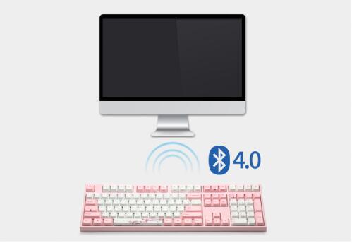 超长续航，稳定无线，阿米洛发布VD108M蓝牙4.0双模机械键盘图片