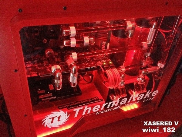 粗狂的大红魔：Thermaltake Xaser V 机箱MOD图片