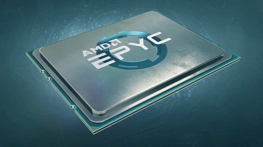 AMD第三代EPYC处理器内部有15个核心，将整合HBM内存图片