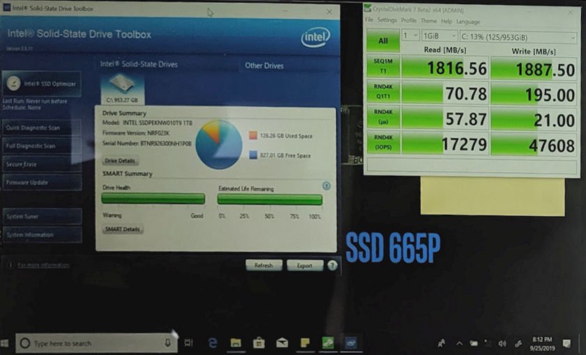 英特尔发布了新一代消费级665p SSD：速度提高50% 最大2T图片