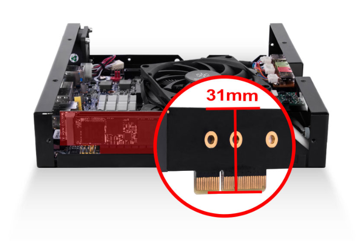 SILVER STONE银欣ECM26 PCIE M.2扩展器：超薄HTPC.ITX平台福音图片