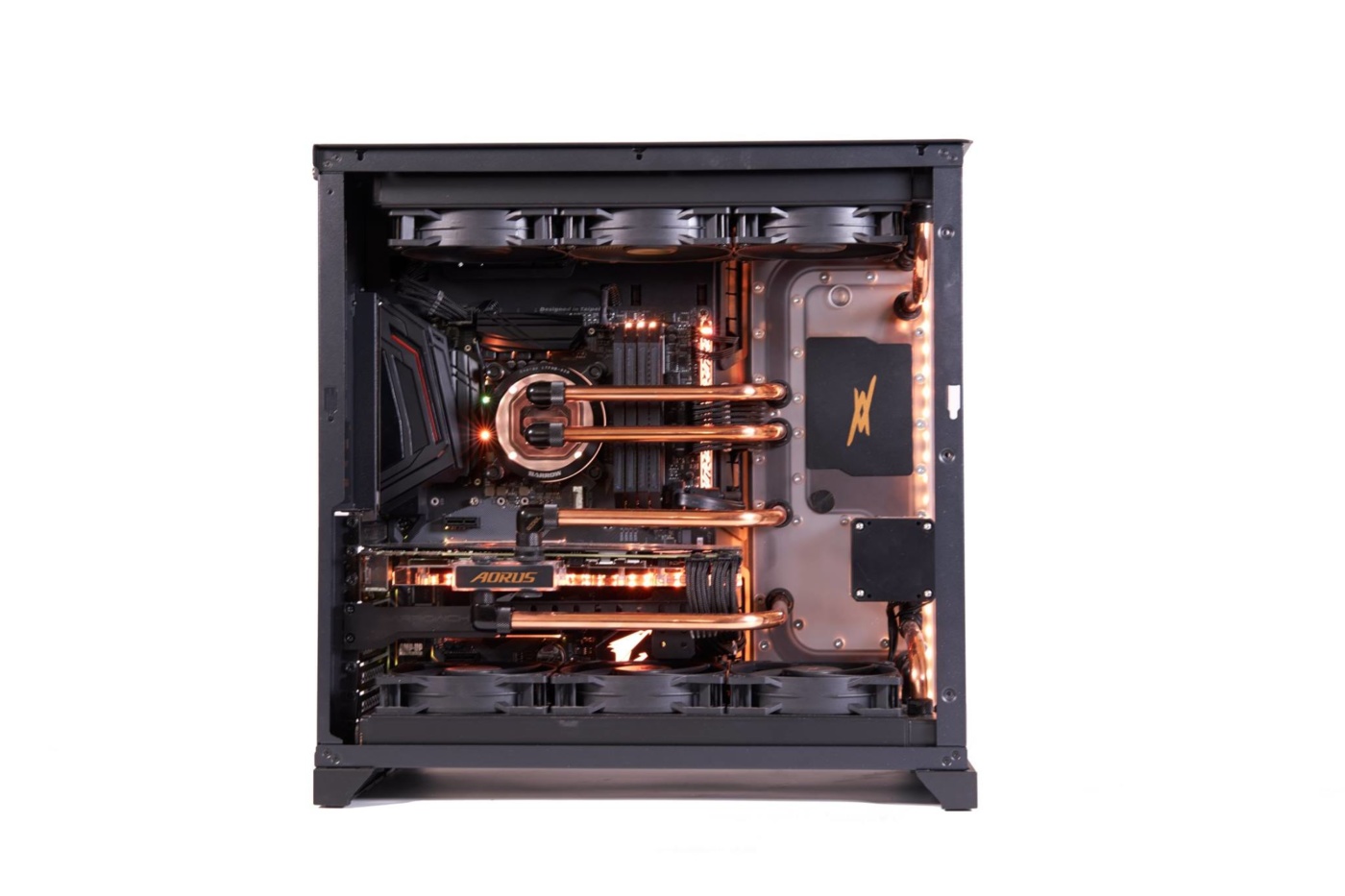 Lian Li PC-O11铜管水冷电脑装机方案Copper II图片