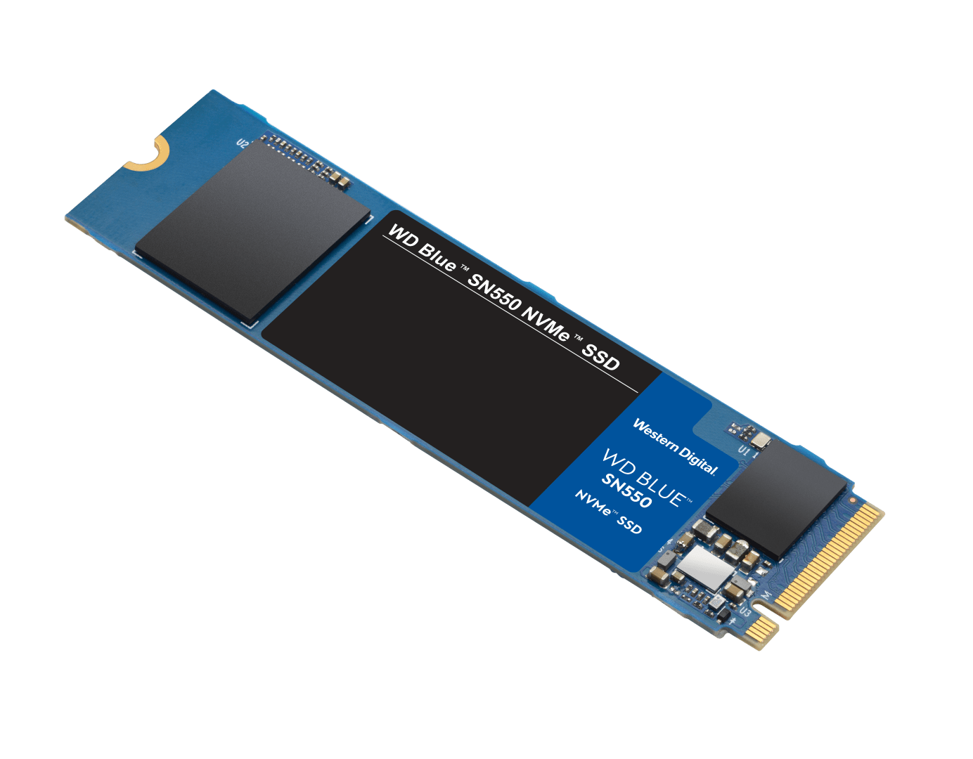 WD发布了新的NVMe 蓝碟 SN550容量高达1TB速度提高到24GB/s图片