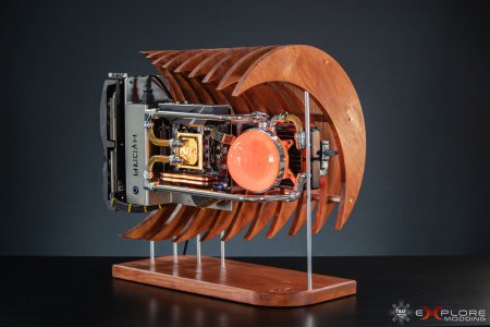 DIY水冷电脑：Project ONDA(波浪)木质艺术元素水冷MOD
